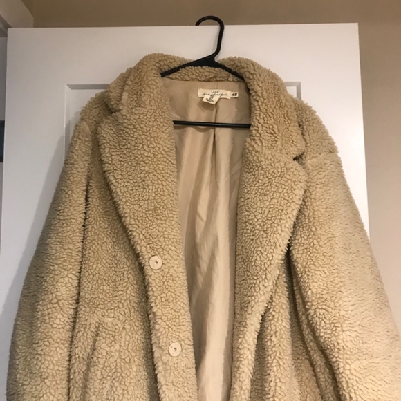 H&M TEDDY COAT - Picture 5 of 5